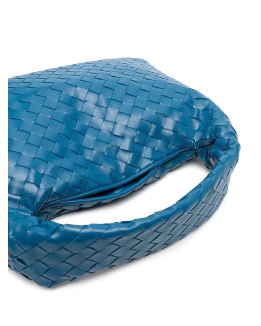 Bottega Veneta Blue Small Hop Shoulder Bag