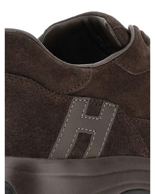 Hogan Brown Sneakers Hi-Light for men