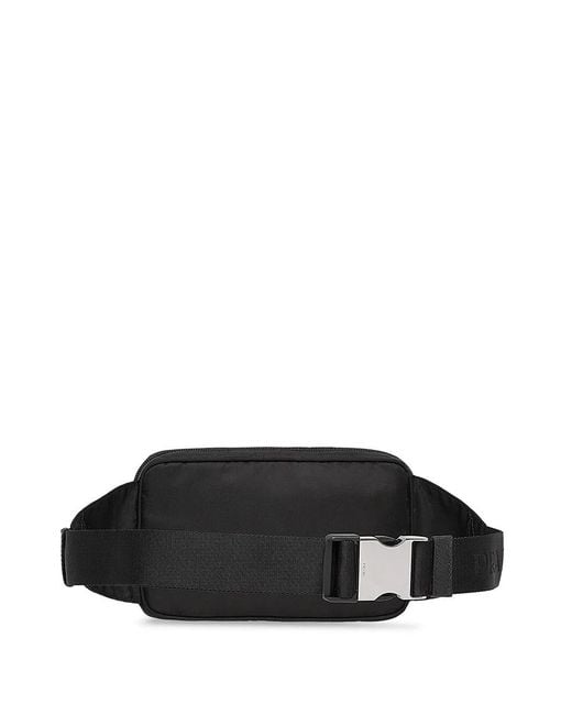 Prada Black Re-Nylon Belt Bag for men