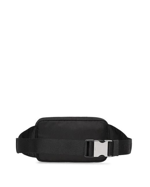 Prada Black Re-Nylon Belt Bag for men