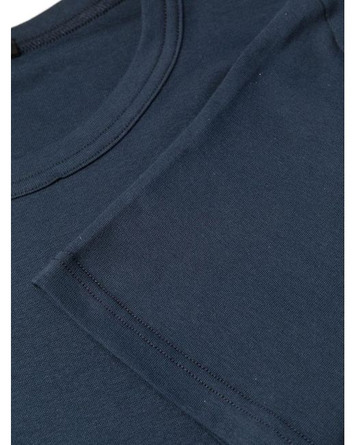 Tom Ford Blue Crew-neck Stretch-cotton T-shirt for men