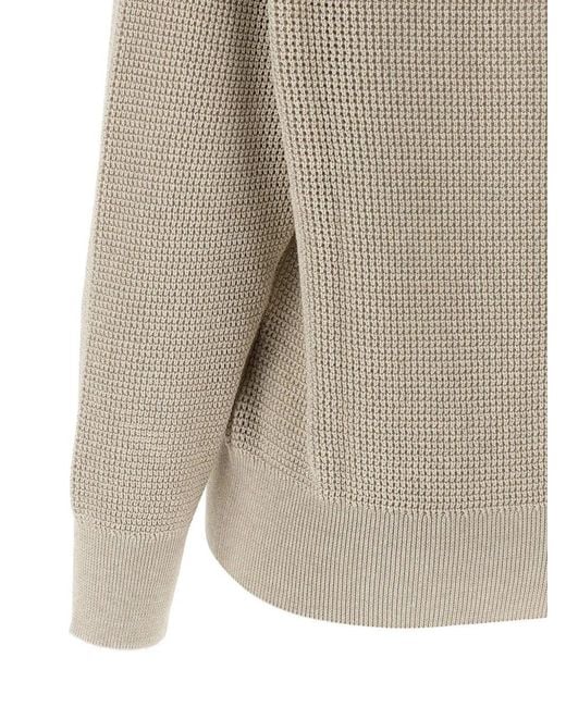 Brunello Cucinelli Gray Sweater