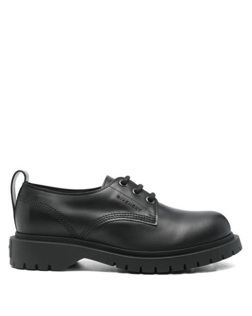 Givenchy Black Flat Shoes for men