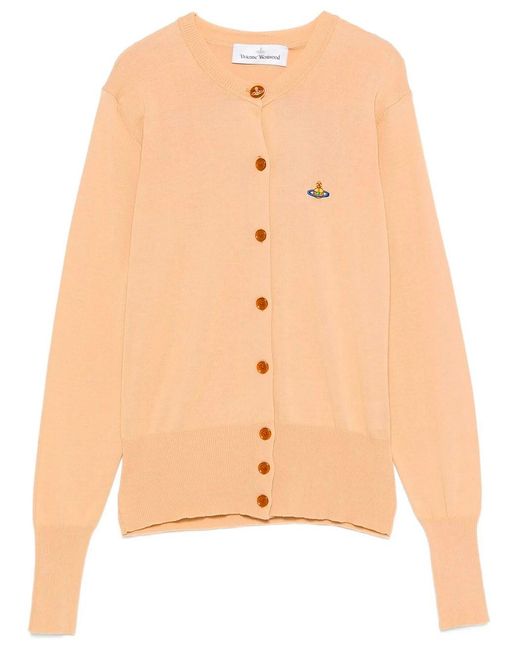 Vivienne Westwood Natural Bea Cotton Cardigan