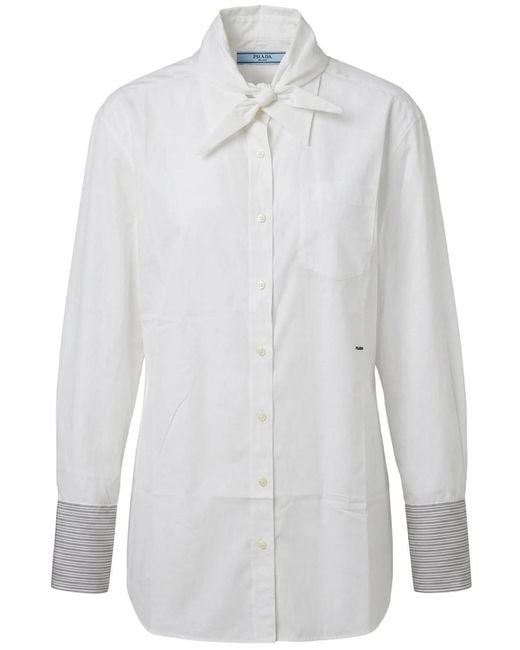 Prada White Camicia