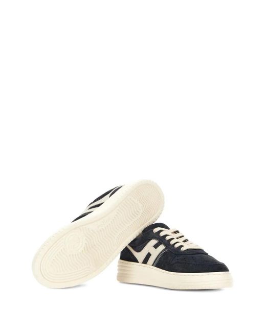 Hogan Blue Midnight Suede Sneakers for men