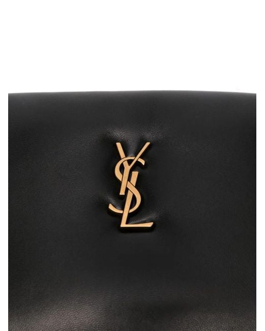 Saint Laurent Black Small Calypso Clutch Bag