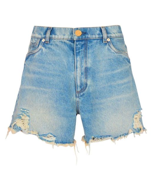 Balmain Blue Vintage Shorts