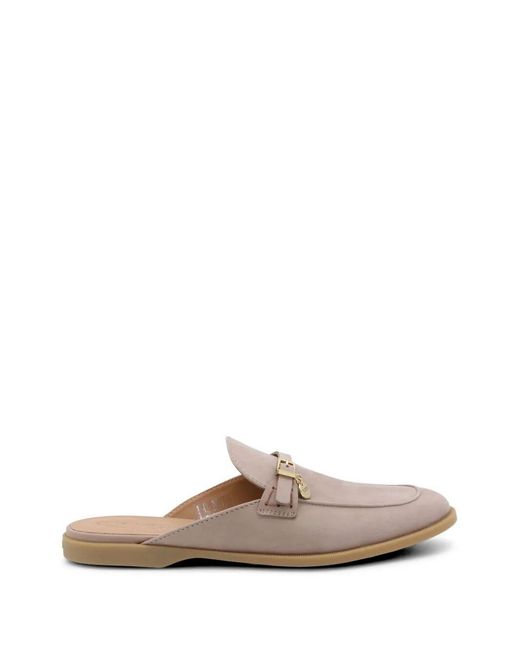 Tod's White Slip-On Mules
