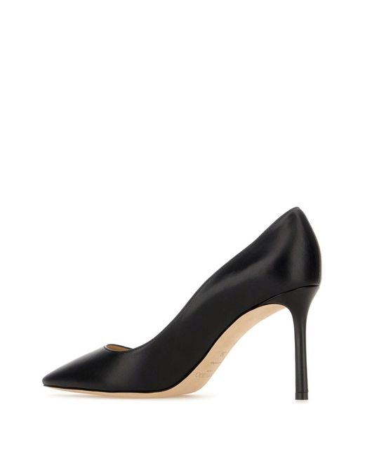 Jimmy Choo Black Romy 85 Pointy Toe Pumps Shoes