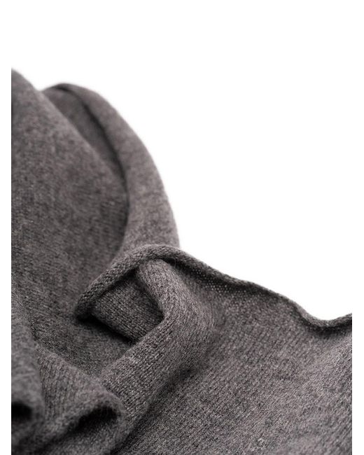 Brunello Cucinelli Gray Cashmere Scarf