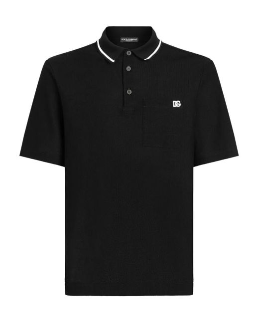 Dolce & Gabbana Black T-Shirts And Polos for men
