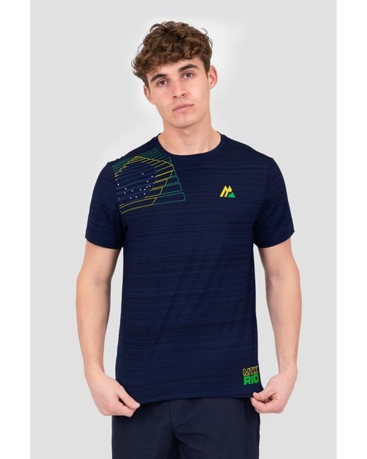 MONTIREX Blue Mtx Run City Rio T-Shirt for men