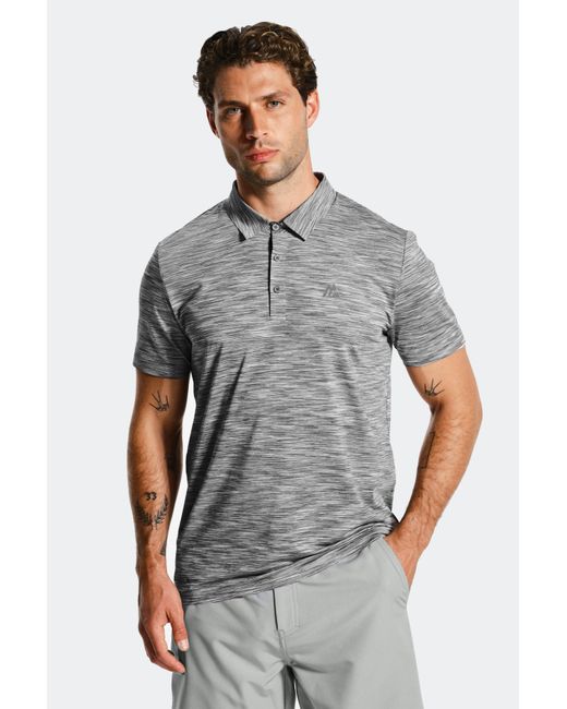 MONTIREX Gray Golf Trail Polo for men