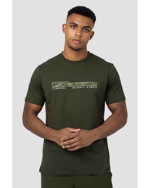MONTIREX Green Liverpool Coordinates T-Shirt for men