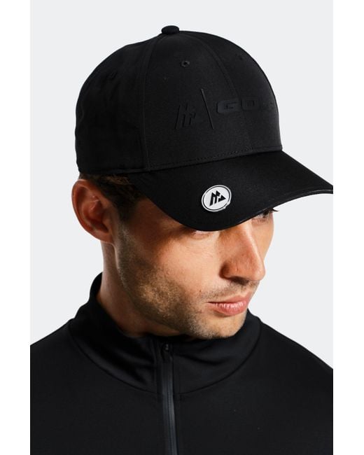 MONTIREX Black Mtx Golf Linear Cap