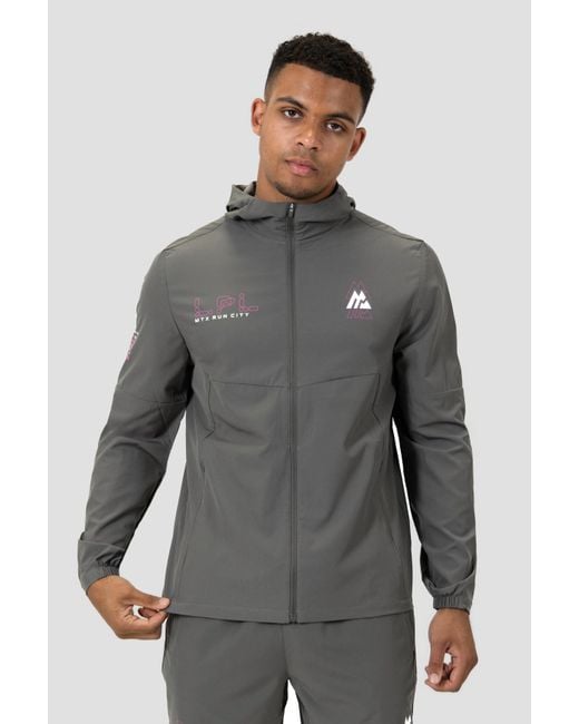 MONTIREX Gray Mtx Run Lpl Jacket for men