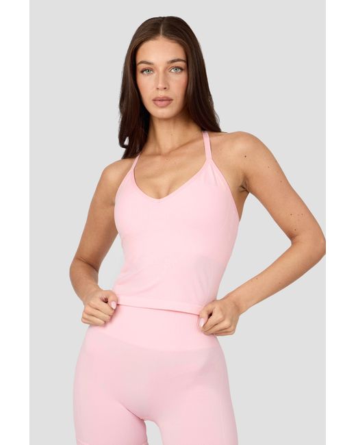 MONTIREX Pink Muse Seamless Halter Neck Tank
