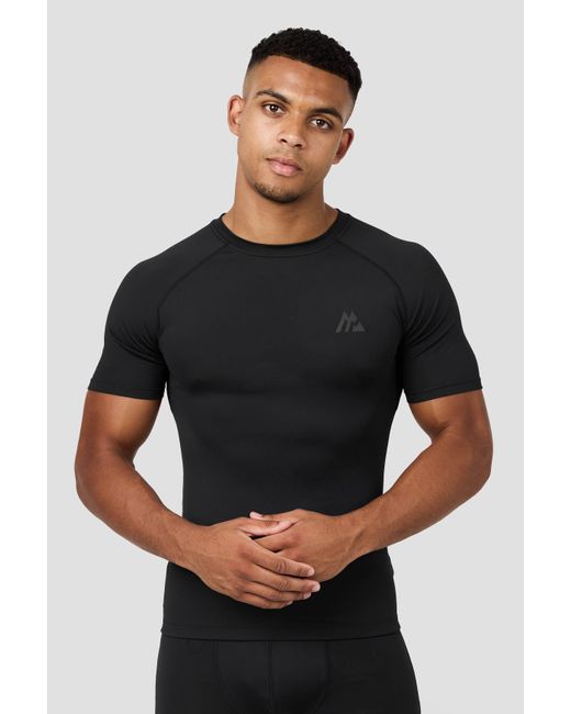 MONTIREX Black Mtx Run Tempo Base Layer T-Shirt for men