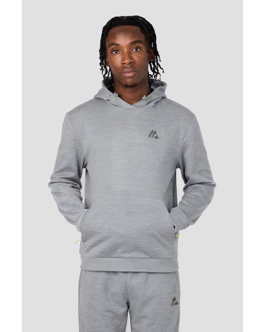 MONTIREX Gray Rapid Fleece Hood for men