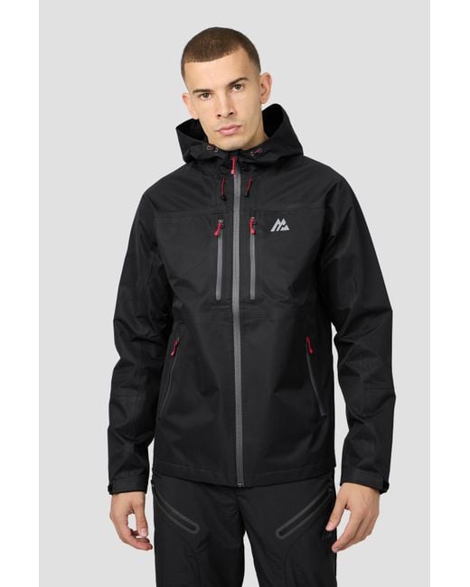 MONTIREX Black Cascade Waterproof Jacket for men