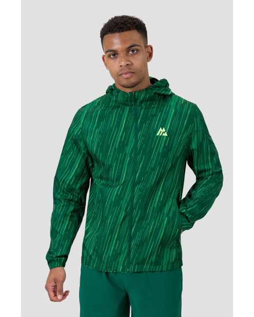 MONTIREX Green Vigour Print Windbreaker for men