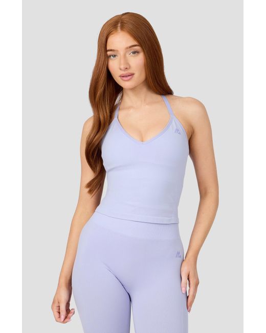 MONTIREX Purple Muse Seamless Halter Neck Tank