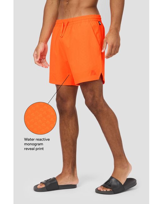 MONTIREX Orange Monogram Swim Short for men