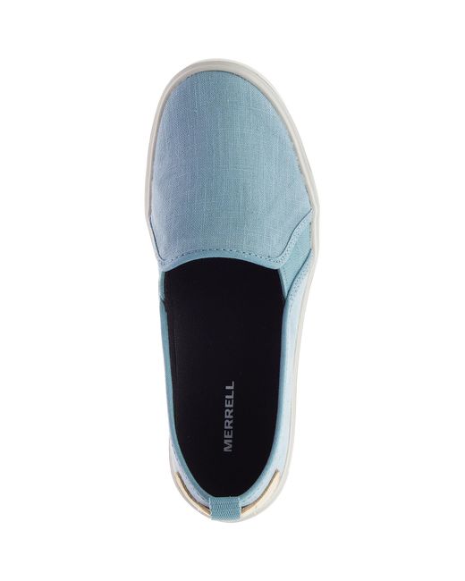merrell canvas slip on