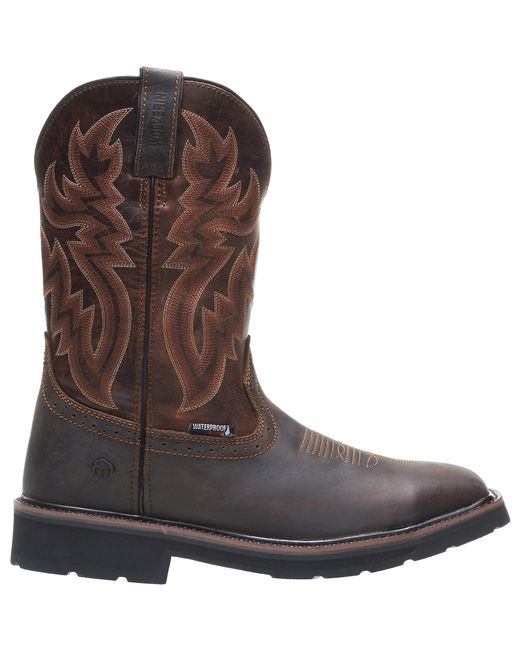 wolverine men's ranchero soft toe wellington boots