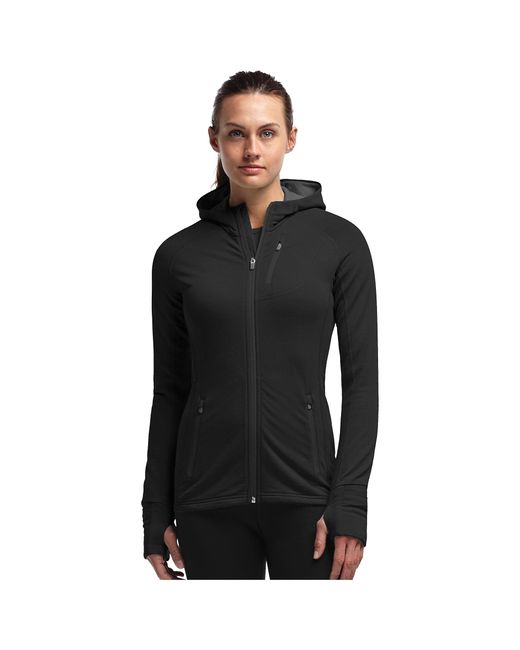 quantum long sleeve zip hood