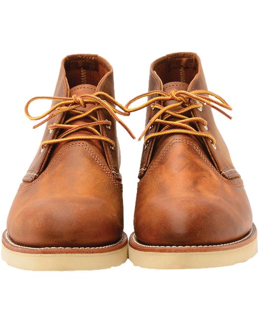 red wing work chukka copper