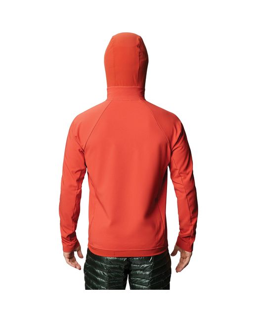 Mountain Hardwear Fleece Keele Hoody in Desert Red (Red) for Men - Lyst