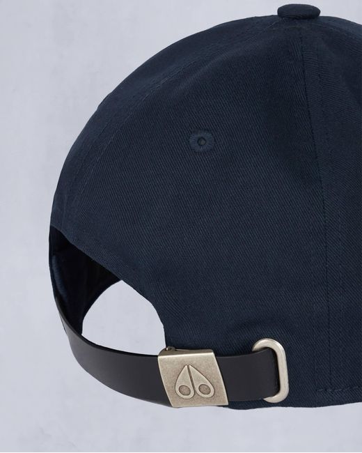 Moose Knuckles Blue Icon Logo Cap