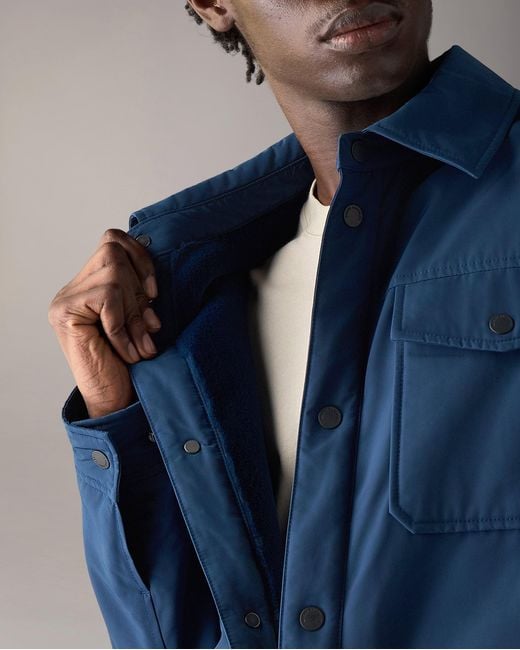 Moose Knuckles Blue Jacques Bunny Down Jacket for men
