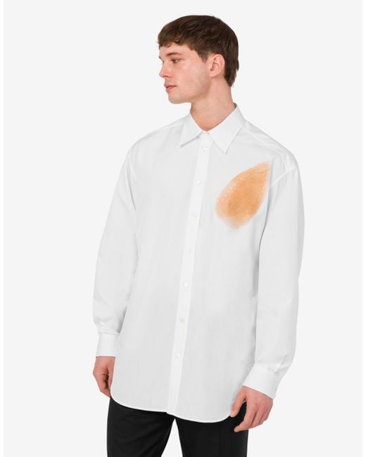 Camicia di Moschino in White da Uomo