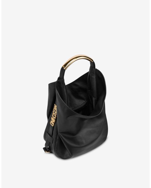 Moschino Black Handle Me Bag Medium
