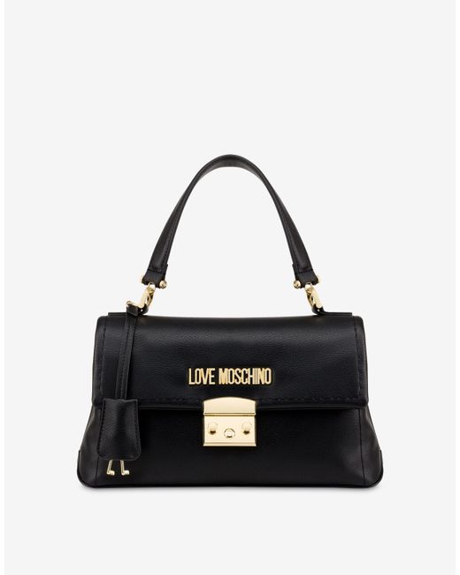 Moschino Black Sweet Lock Handbag