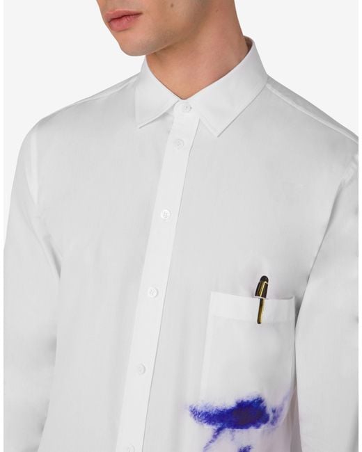 Camicia di Moschino in White da Uomo
