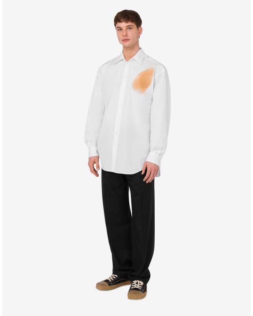 Camicia di Moschino in White da Uomo