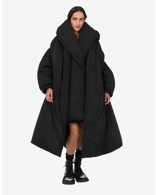 Moschino Black Oversized Down Jacket
