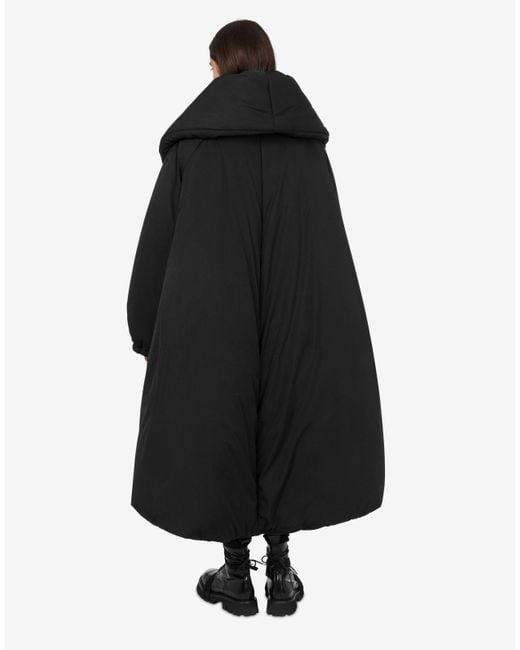 Moschino Black Oversized Down Jacket