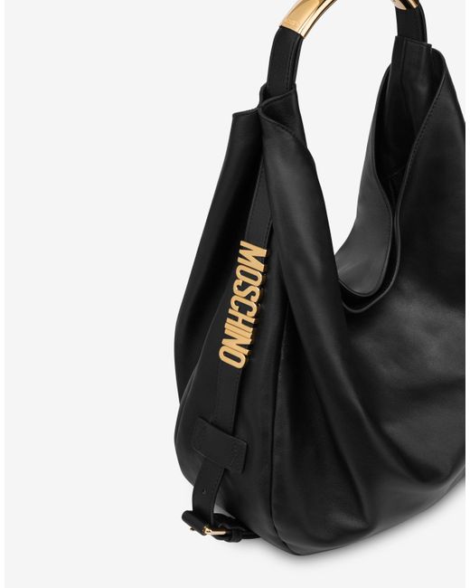 Moschino Black Handle Me Bag Medium