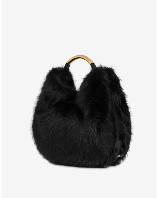 Moschino Black Handle Me Medium Bag