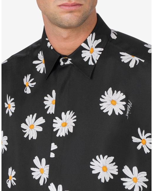 Camicia di Moschino in Black da Uomo