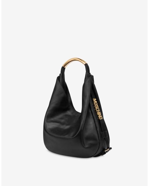 Moschino Black Handle Me Bag Medium