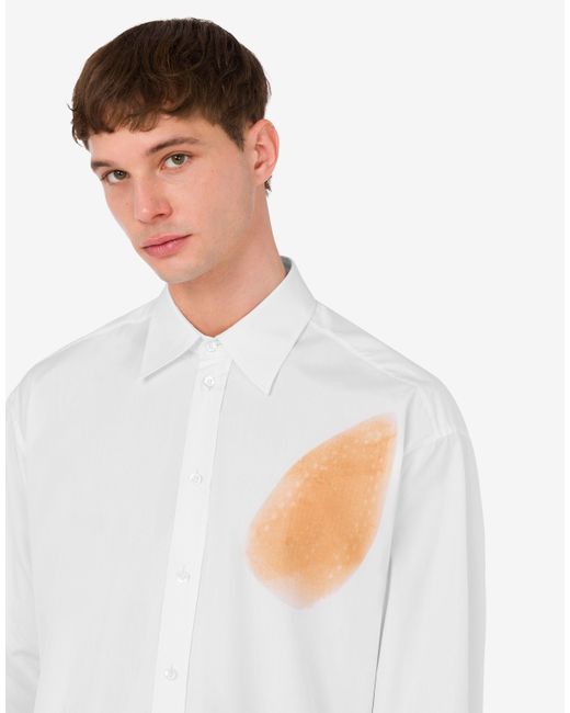 Camicia di Moschino in White da Uomo