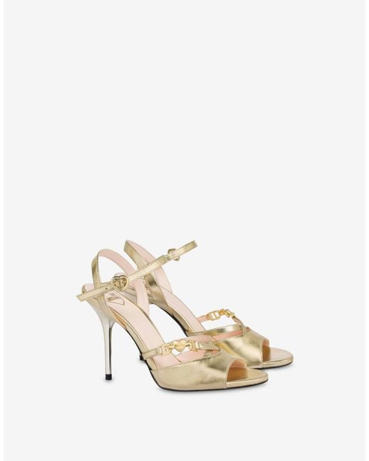 Sandali di Love Moschino in White
