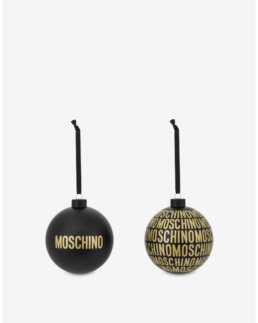 Moschino White Gift Capsule Decorative Spheres