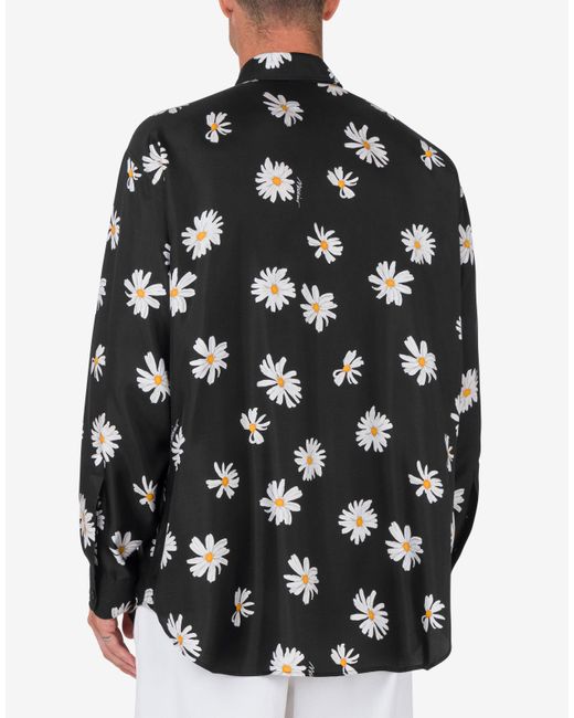 Camicia di Moschino in Black da Uomo